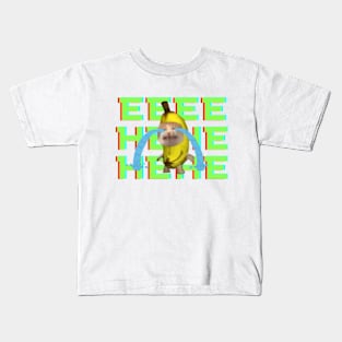 Crying Banana Cat Meme Kids T-Shirt